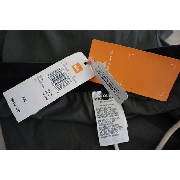 Quiksilver Waterman Collection Men's Sz 2XL Gray Suva Amphibian 20" Boardshorts - Picture 6 of 10